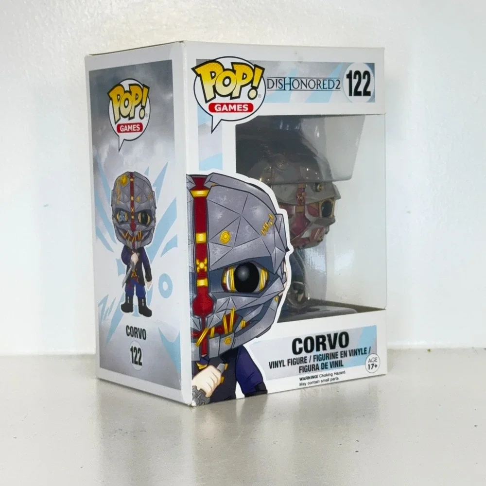 Funko Pop Corvo #122 Dishonored Video Game Vinyl Figure Bethesda Collectible